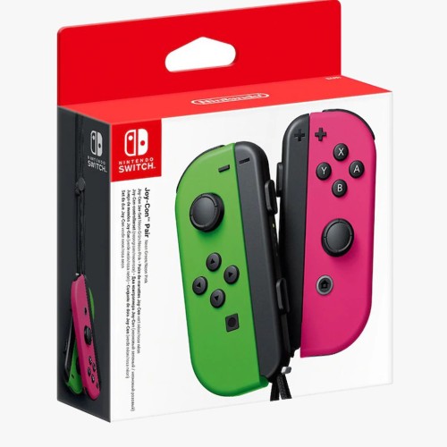 Nintendo Switch Joy-Con Controller Pair - Neon Green & Pink - Green / Pink